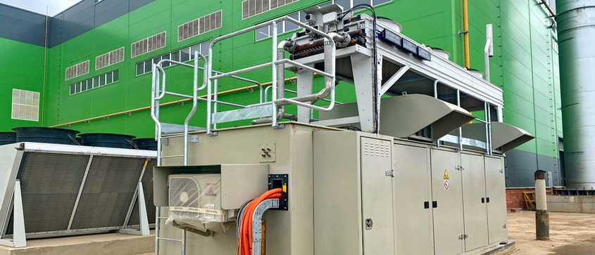 Gas compressor station has been mounted at the site of new HAYAT enterprise